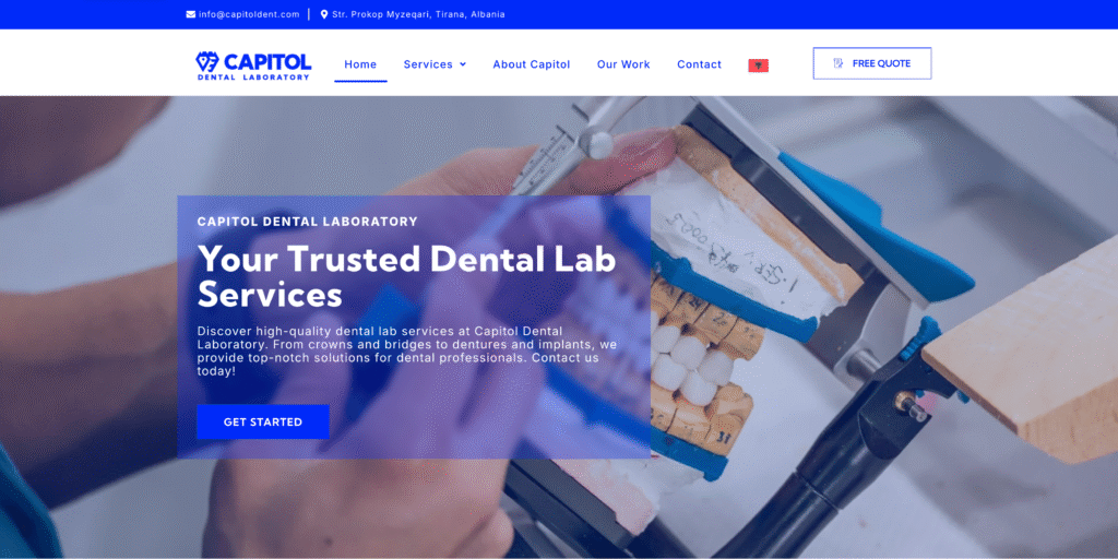Capitol Dent Website - Algert Pateqi